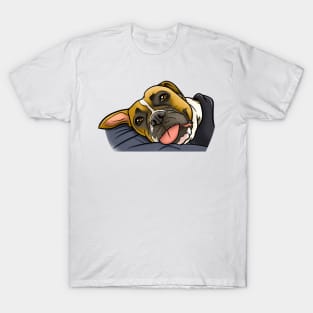 Adorable Boxer with Tongue T-Shirt